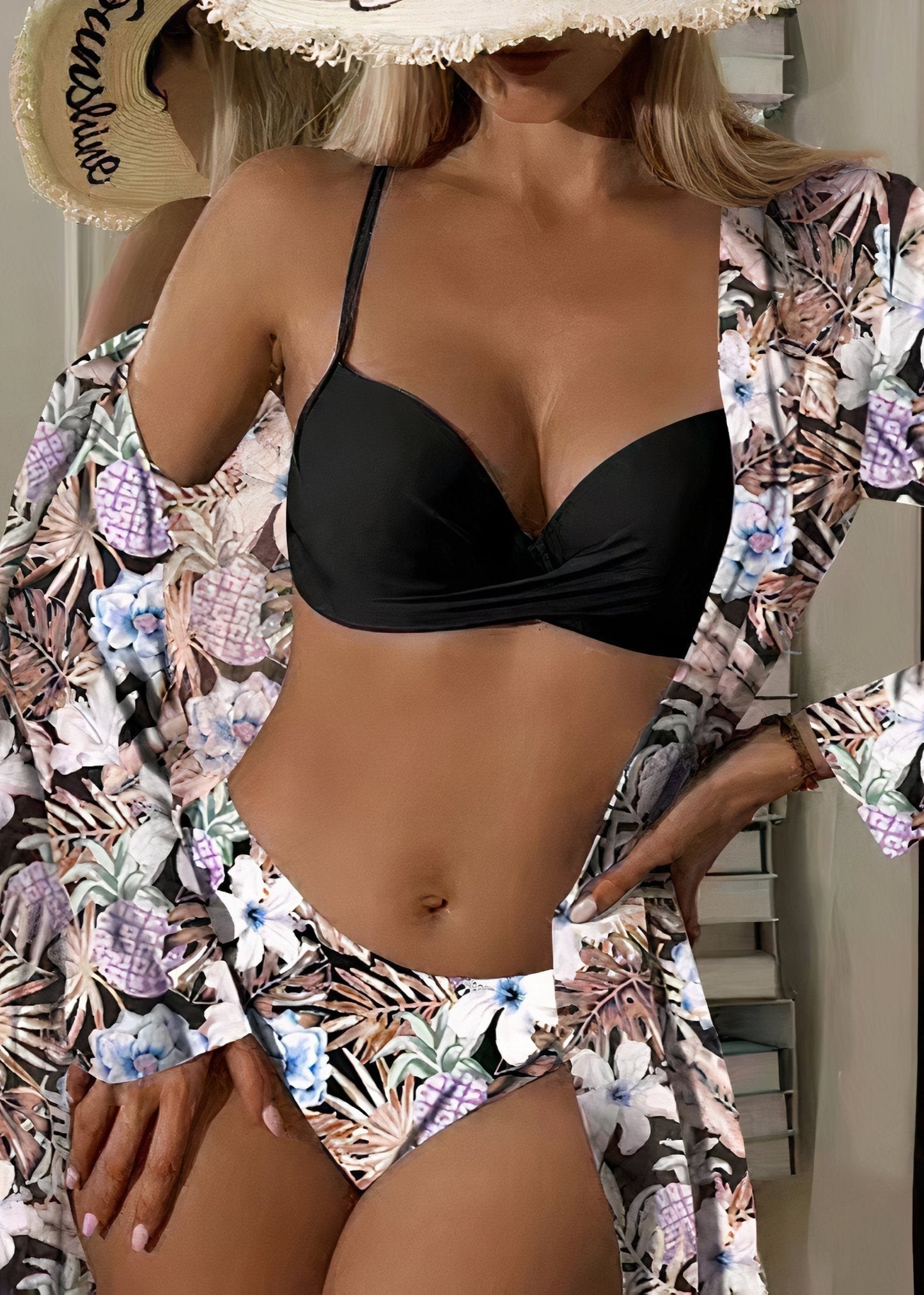 Calyra | Coastal Charm 3-in-1 Bikini Set
