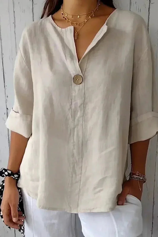 Anica | Relaxed V-Neck Top
