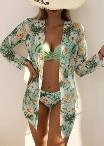 Calyra | Coastal Charm 3-in-1 Bikini Set