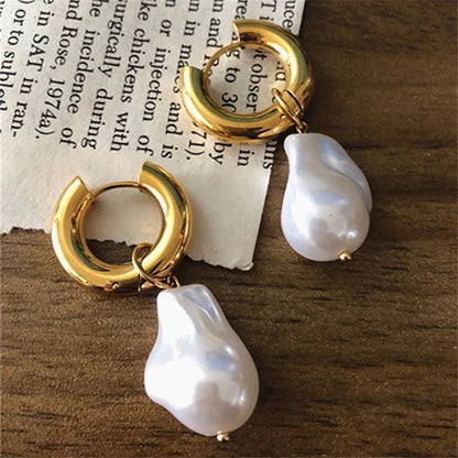 Luma | Pearl Hoops
