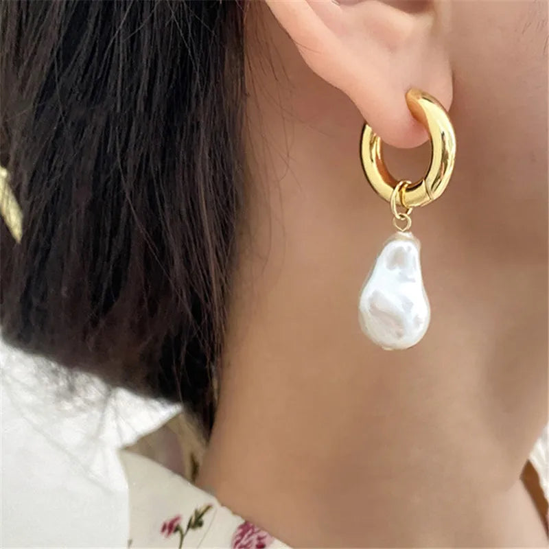 Luma | Pearl Hoops