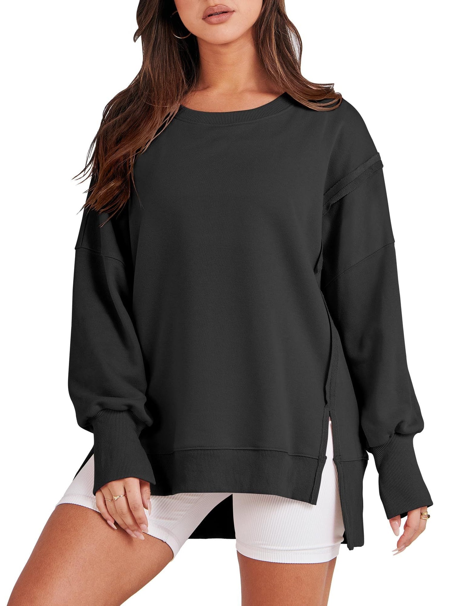 Harper | Oversized Crew Neck Sweatshirt