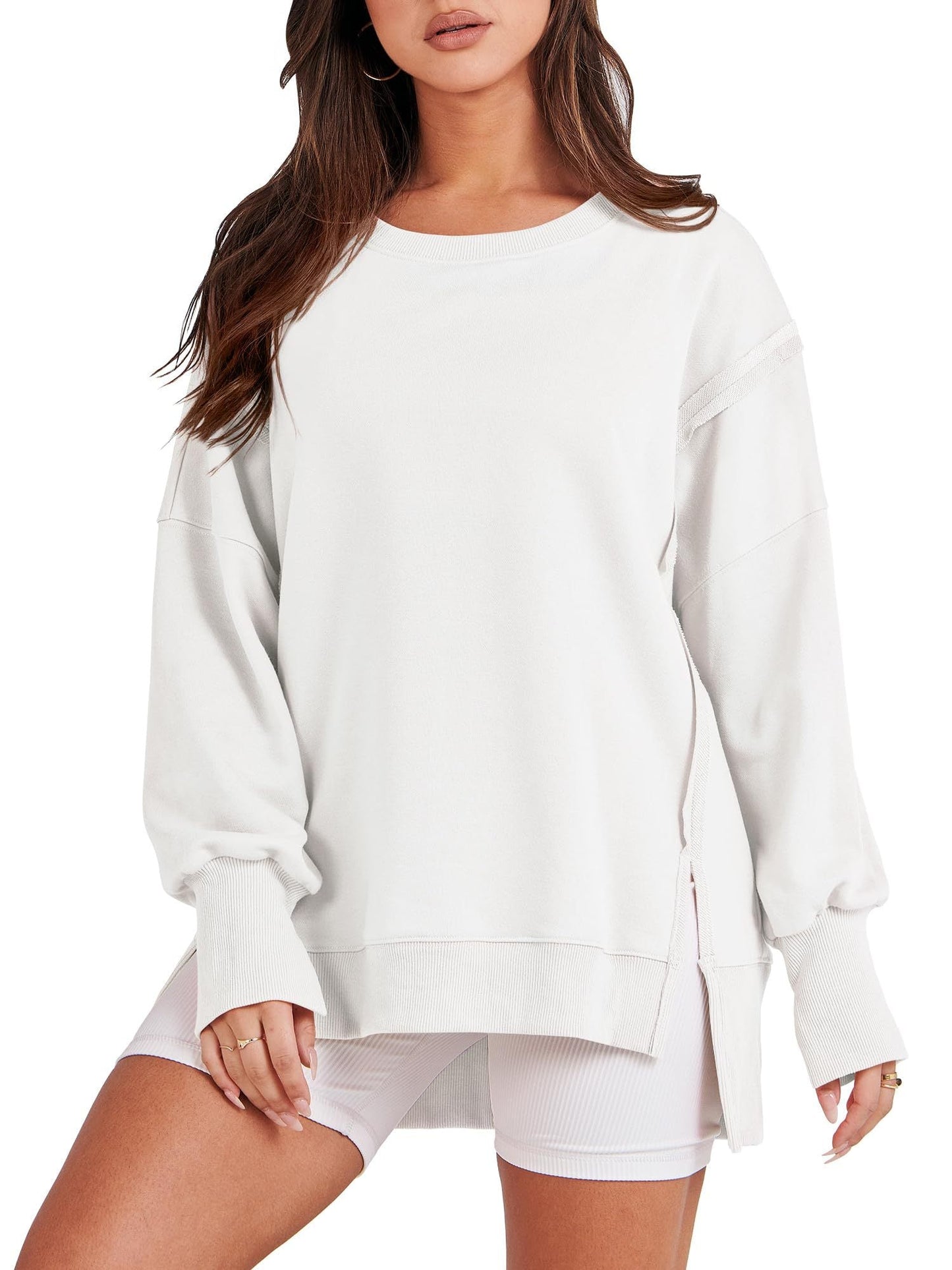 Harper | Oversized Crew Neck Sweatshirt