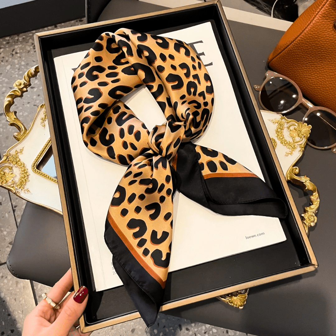 Isla | Wild Side Leopard Print Scarf