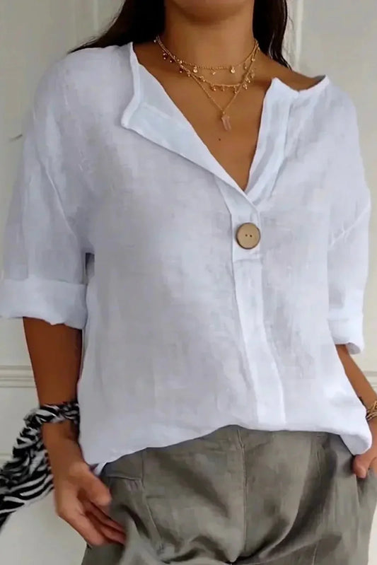 Anica | Relaxed V-Neck Top