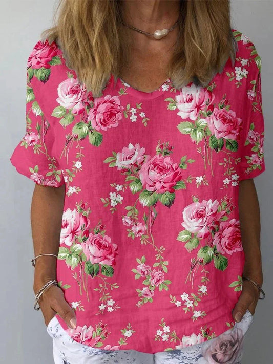 Kiri | Artistic Floral Shirt
